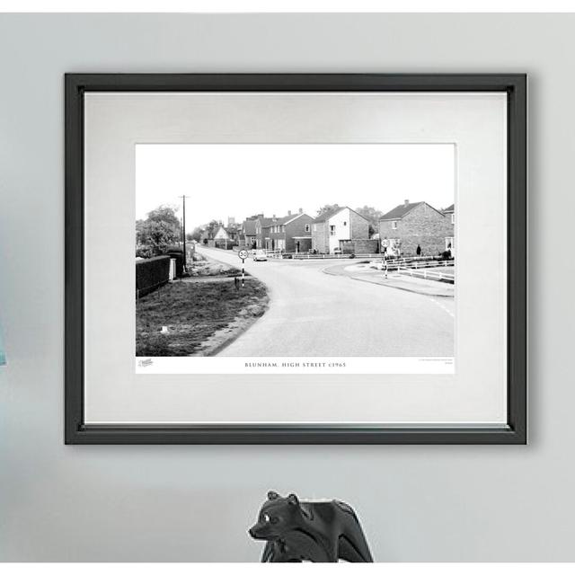 'Blunham, High Street C1965' - Picture Frame Photograph Print on Paper The Francis Frith Collection Size: 28cm H X 36cm W x 2cm D on Productcaster.