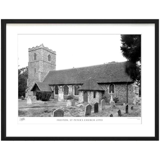 'Freston, St Peter's Church C1955' by Francis Frith - Picture Frame Photograph Print on Paper The Francis Frith Collection Size: 60cm H x 80cm W x 2. on Productcaster.