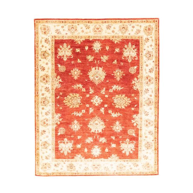 Doyle Oriental Handmade Hand-Knotted Rectangle: 192' X 150' Red Area Rug Rosalind Wheeler on Productcaster.