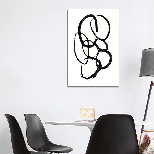 Linked I by Design Fabrikken - Wrapped Canvas Painting Metro Lane Size: 101.6cm H x 66.04cm W x 1.905cm D on Productcaster.