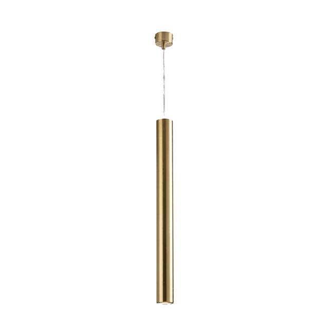 Canasia 1-Light Cylinder Pendant Ebern Designs Base Finish: Gold, Finish: Gold on Productcaster.