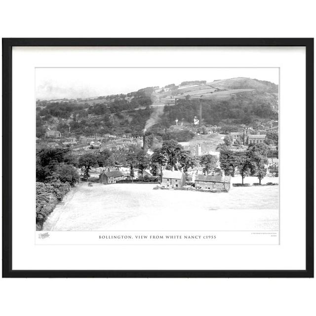 'Bollington, View from White Nancy C1955' by Francis Frith - Picture Frame Photograph Print on Paper The Francis Frith Collection Size: 60cm H x 80cm on Productcaster.