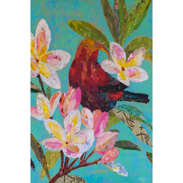 Hawaiian Bird II by Elizabeth St. Hilaire - Wrapped Canvas Art Prints Rosalind Wheeler Size: 91cm H x 61cm W on Productcaster.