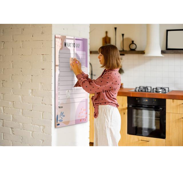 What to Do List Magnetic Wall Mounted Dry Erase Board Highland Dunes on Productcaster.