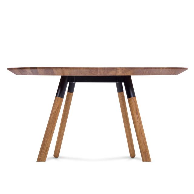 Sam Oval Solid Wood Dining Table Jelinek Colour: Rustical Oak, Size: H76 x L200 x W90cm on Productcaster.