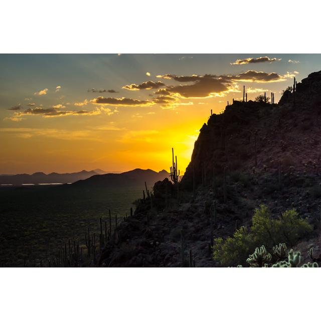 Anthemis Arizona Sunset - Wrapped Canvas Photograph Alpen Home Size: 81cm H x 122cm W x 3.8cm D on Productcaster.