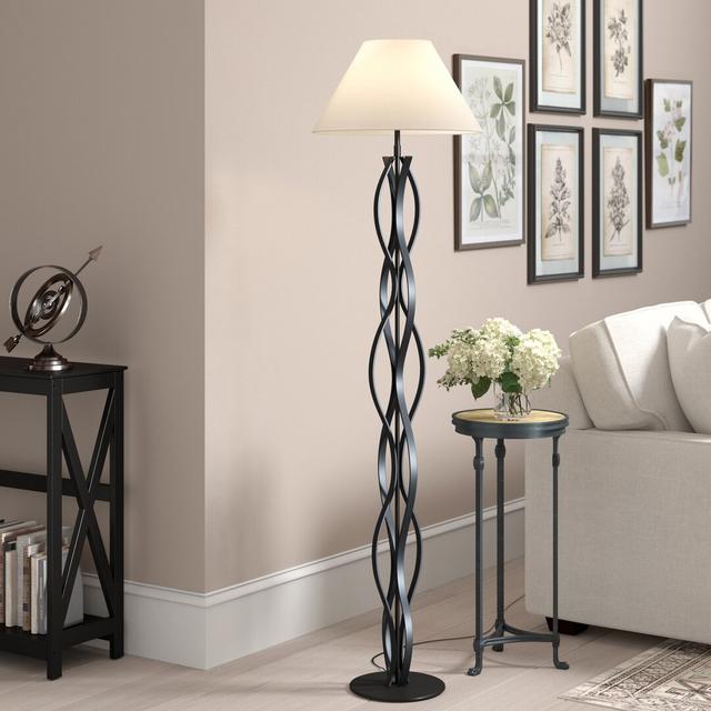 Susan 170cm Traditional Floor Lamp Ophelia & Co. Base Finish: Black on Productcaster.