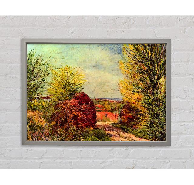 Sisley Path In Veneux Nadon In Spring - Print Marlow Home Co. Size: 59.7cm H x 84.1cm W on Productcaster.