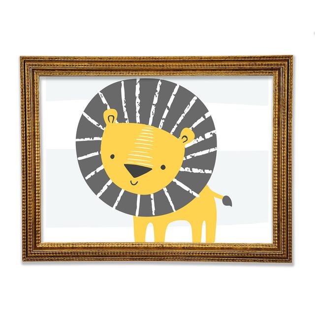 Lion In Stripes - Print Isabelle & Max Size: 29.1cm H x 42cm W x 3cm D on Productcaster.