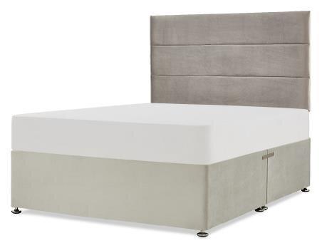 Franciska Upholstered Headboard 17 Stories Colour: Silver, Size: Small Double (4') on Productcaster.