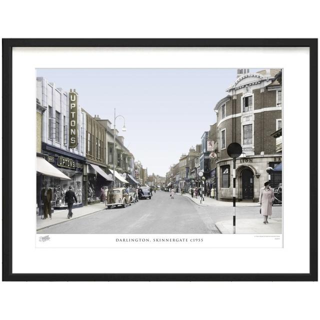 'Darlington, Skinnergate C1955' by Francis Frith - Picture Frame Photograph Print on Paper The Francis Frith Collection Size: 28cm H x 36cm W x 2.3cm on Productcaster.