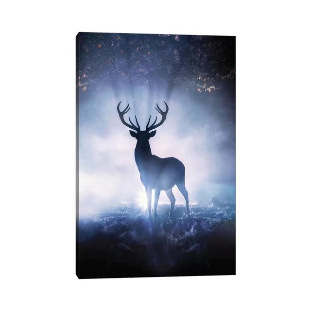 Cernunnos Rising by Max Ellis - Print on Canvas Union Rustic Format: Wrapped Canvas, Size: 66.04cm H x 45.72cm W x 1.91cm D on Productcaster.