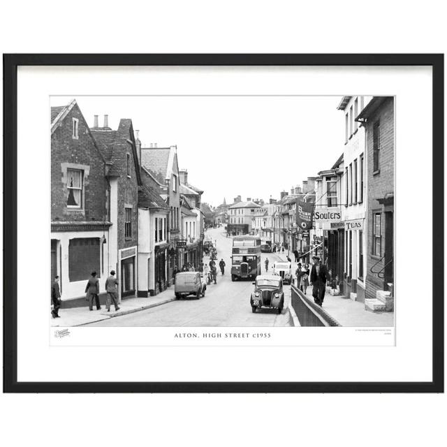 'Alton, High Street C1955' by Francis Frith - Picture Frame Photograph Print on Paper The Francis Frith Collection Size: 45cm H x 60cm W x 2.3cm D on Productcaster.