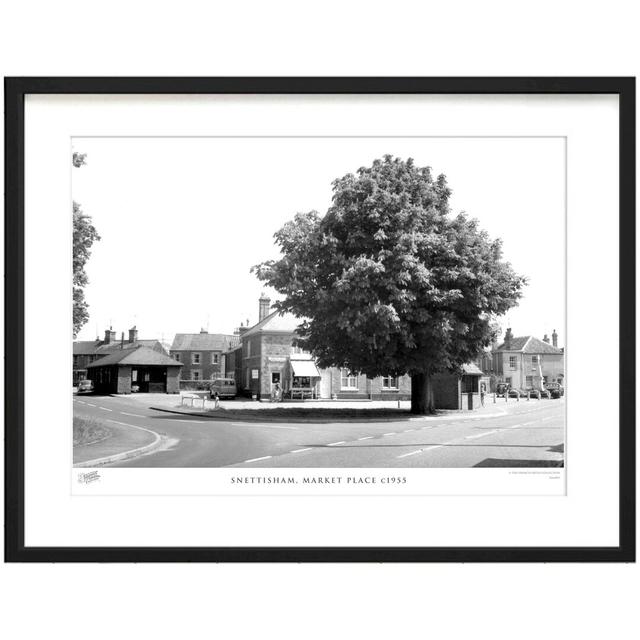 'Snettisham, Market Place C1955' by Francis Frith - Picture Frame Photograph Print on Paper The Francis Frith Collection Size: 45cm H x 60cm W x 2.3cm on Productcaster.