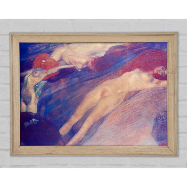 Klimt Moving Water - Single Picture Frame Art Prints Bright Star Size: 29.7cm H x 42cm W x 1.5cm D on Productcaster.