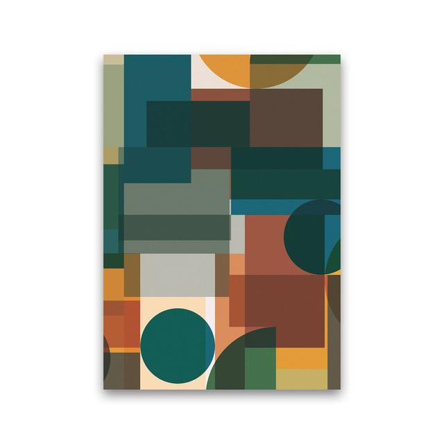 Abstract Pair Set A - Graphic Art Print on Paper 17 Stories Frame Option: No Frame, Size: 42cm H x 30cm W x 1cm D on Productcaster.