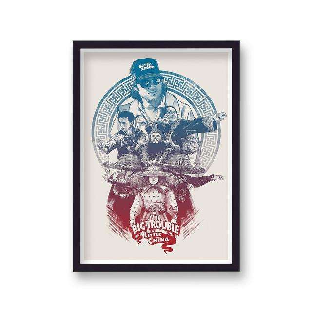 Big Trouble In Little China V3 Reimagined Movie Poster - Single Picture Frame Art Prints Culture Decor on Productcaster.