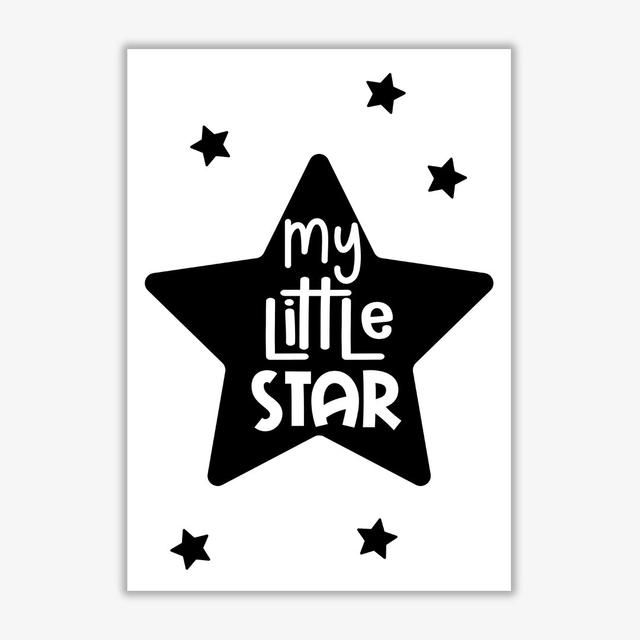 My Little Star - Print East Urban Home Format: No Frame, Size: 30 cm H x 21 cm W x 1 cm D on Productcaster.