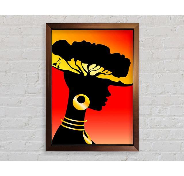 African Female Home Lands - Single Picture Frame Art Prints Bright Star Size: 84.1cm H x 59.7cm W x 3.4cm D on Productcaster.