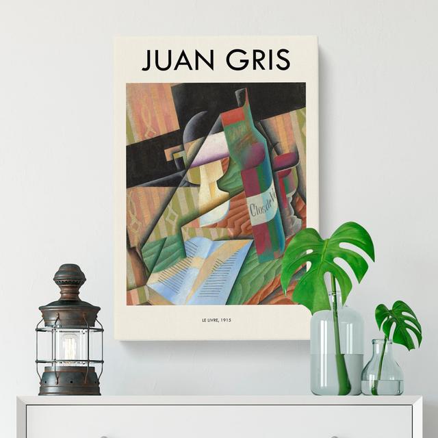 Le Livre by Juan Gris - Wrapped Canvas Painting East Urban Home Size: 76cm H x 50cm W x 3cm D on Productcaster.