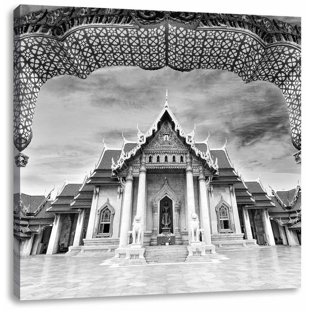 Leinwandbild Marmortempel von Bangkok East Urban Home Größe: 40 cm H x 40 cm B on Productcaster.