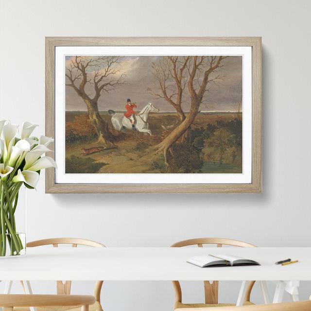 The Suffolk Hunt Vol.3 by John Frederick Herring - Picture Frame Painting East Urban Home Frame Option: Oak Framed, Size: 48cm H x 65cm W x 2cm D on Productcaster.