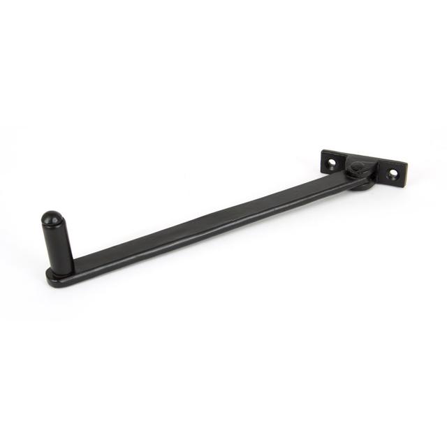 Roller Arm Stay Door Accessory From The Anvil Finish: Black on Productcaster.