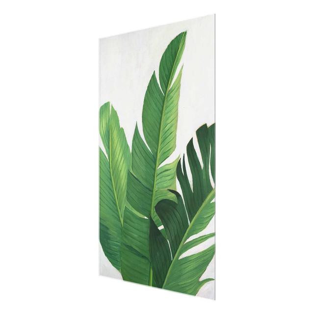 'Favorite Plants-Banana' Graphic Art on Glass East Urban Home Size: 60 cm H x 40 cm W on Productcaster.