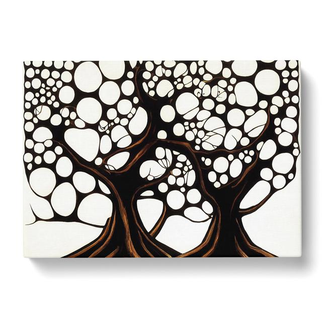 Dashing Trees - Wrapped Canvas Graphic Art Marlow Home Co. Size: 50cm H x 76cm W x 3cm D on Productcaster.