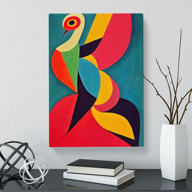 Stadtfeld Phoenix Bird Abstract - Wrapped Canvas Graphic Art Marlow Home Co. Size: 76cm H x 50cm W x 3cm D on Productcaster.