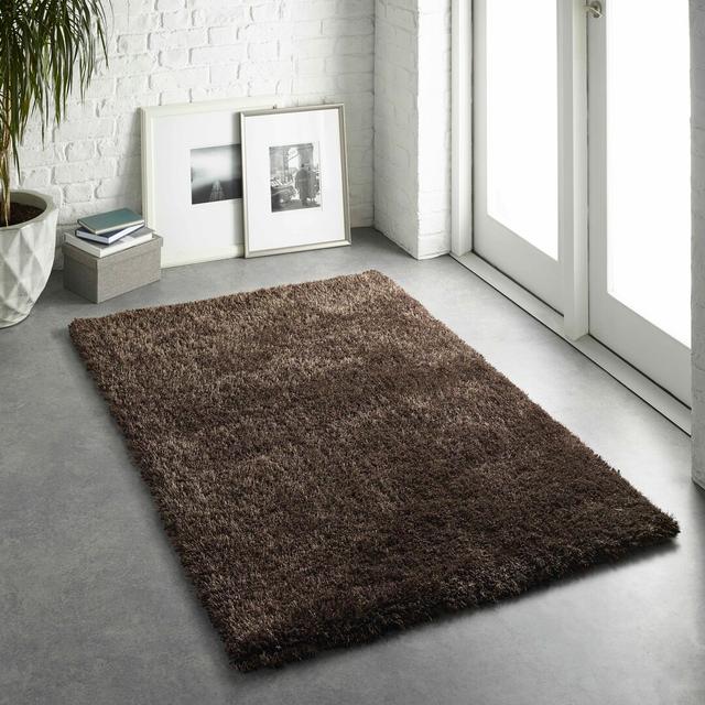 Rug in Chocolate by 17 Stories, Rug Size: Rectangle 90 x 150cm on Productcaster.