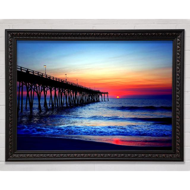 The Oceans Pier Framed Print Bright Star Size: 84.1cm H x 118.9cm W on Productcaster.