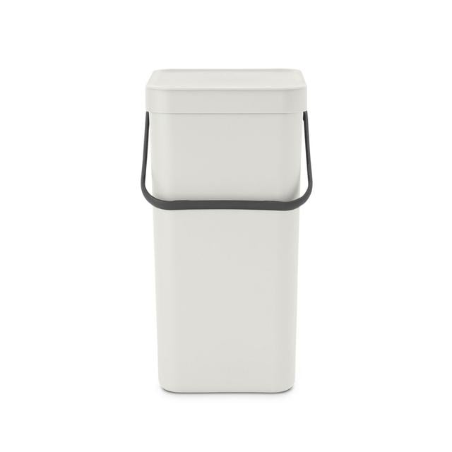 Brabantia Sort and Go 16 Litre Recycling Bin Brabantia Colour: Light Grey on Productcaster.