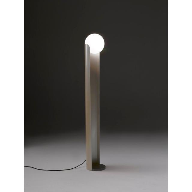 140 cm Stehlampe Guazza Selene Illuminazione Gestellfarbe: Braungrau on Productcaster.