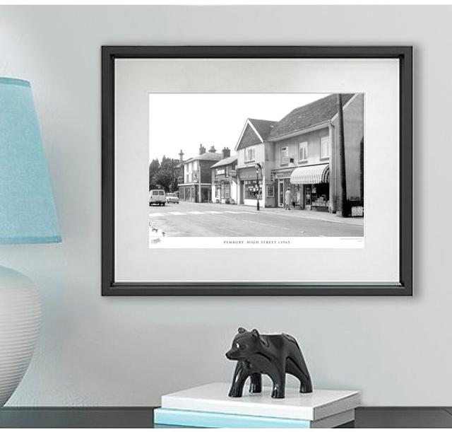 'Pembury, High Street C1965' by Francis Frith - Picture Frame Photograph Print on Paper The Francis Frith Collection Size: 40cm H x 50cm W x 2.3cm D on Productcaster.