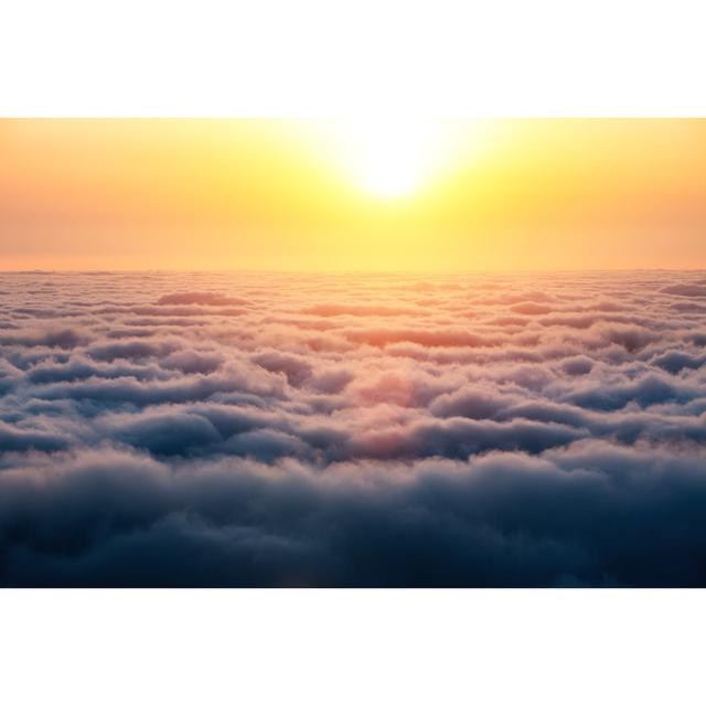 Sunrise Above The Clouds by Borchee - Print 17 Stories Size: 61cm H x 91cm W on Productcaster.