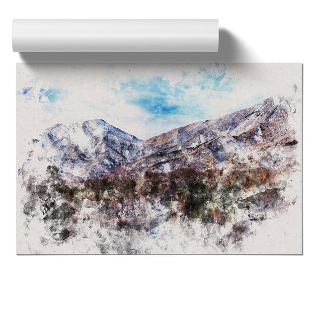 Mountain View Vol.7 - Unframed Graphic Art East Urban Home Size: 30cm H x 42cm W x 0.1cm D on Productcaster.