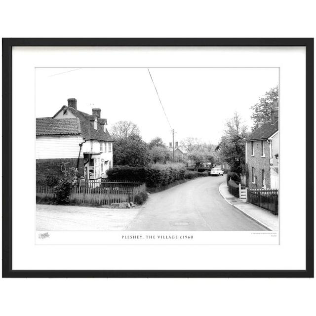 'Pleshey, the Village C1960' by Francis Frith - Picture Frame Photograph Print on Paper The Francis Frith Collection Size: 40cm H x 50cm W x 2.3cm D on Productcaster.