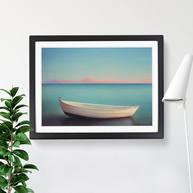 XH1022-6170X Modern Sailing Boat Vol.1 - Single Picture Frame Print Breakwater Bay Format: Black Framed, Size: 46cm H x 64cm W x 2cm D on Productcaster.