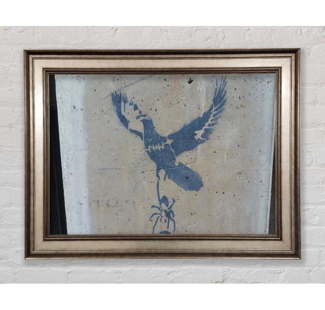 Dove Taking Off With Spider Framed Print Bright Star Size: 42cm H x 59.7cm W on Productcaster.