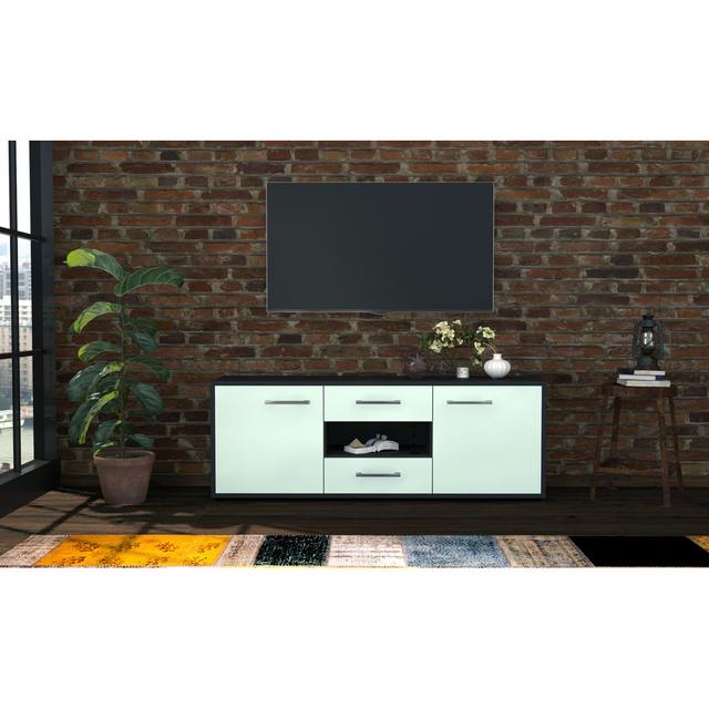 TV-Ständer Nesat Ebern Designs Farbe (Korpus/Front): Mint/Anthrazit on Productcaster.