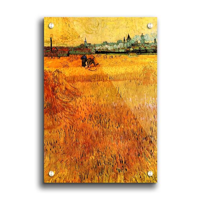 Arles View From the Wheat Fields by Vincent Van Gogh - Unframed Painting Print on Paper East Urban Home Size: 42cm H x 29.7cm W on Productcaster.