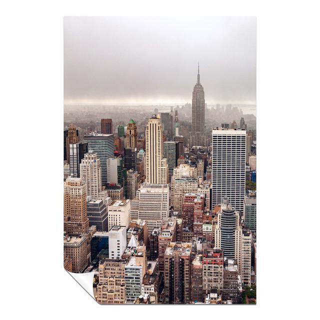 Foggy Day in Manhattan New York City - Unframed Art Prints Panther Print Size: 91cm H x 61cm W x 0.5cm D on Productcaster.