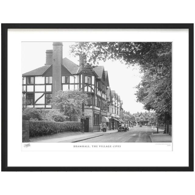 'Bramhall, the Village C1955' by Francis Frith - Picture Frame Photograph Print on Paper The Francis Frith Collection Size: 40cm H x 50cm W x 2.3cm D on Productcaster.