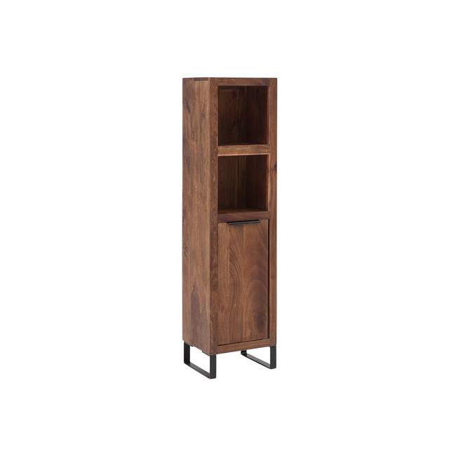 Bernier 31cm x 125cm Free-standing Cabinet George Oliver Finish: Acacia Dark on Productcaster.