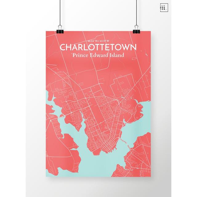 Charlottetown - No Frame Print East Urban Home Size: 91.4cm H x 61cm W x 0.13cm D on Productcaster.