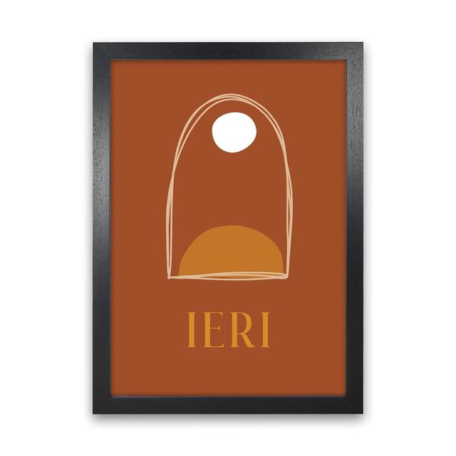 Ieri - Print Latitude Run Frame Option: Black Frame, Size: 88cm H x 64cm W x 3cm D on Productcaster.