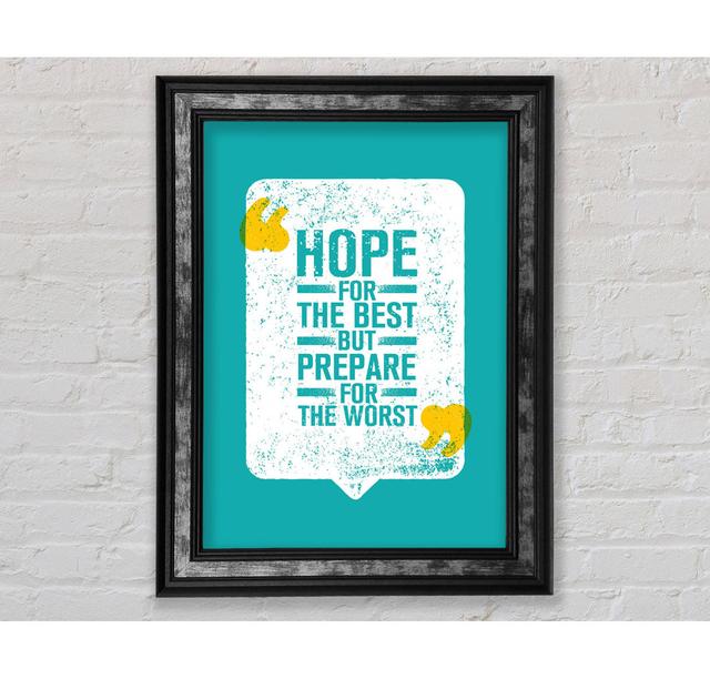 Hope For The Best - Print Bright Star Size: 84.1cm H x 142.2cm W x 8cm D on Productcaster.