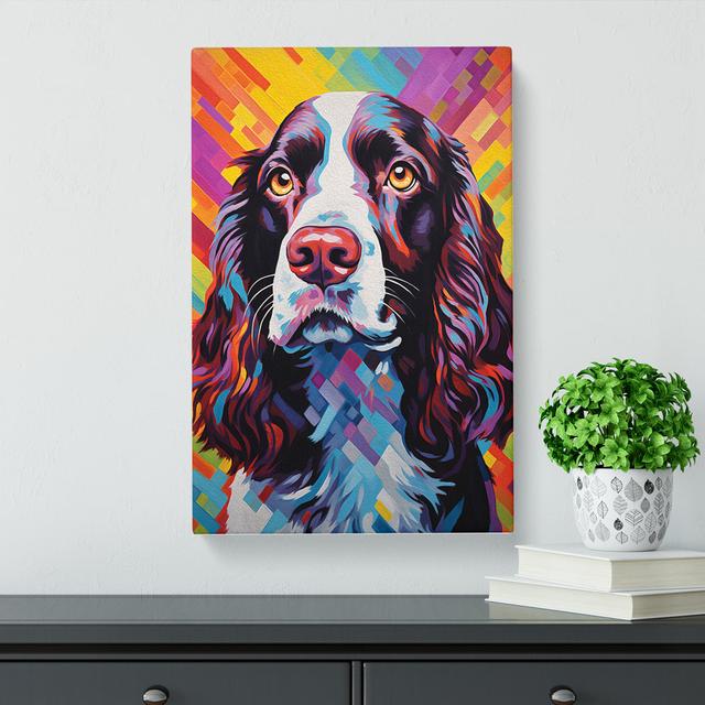 English Springer Spaniel Op No.3 - No Frame Print Marlow Home Co. Size: 60cm H x 40cm W x 3cm D on Productcaster.