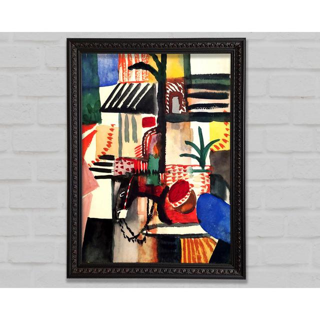 August Macke Man With A Donkey - Single Picture Frame Art Prints Bright Star Size: 84.1cm H x 59.7cm W x 3cm D on Productcaster.